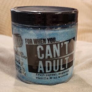 Can't Adult Sugar Body Scrub Fruit Cereal Sugared Vanilla Scent